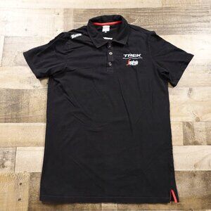 Santini Trek Segafredo Polo Shirt Men’s Medium Black Cycling Team